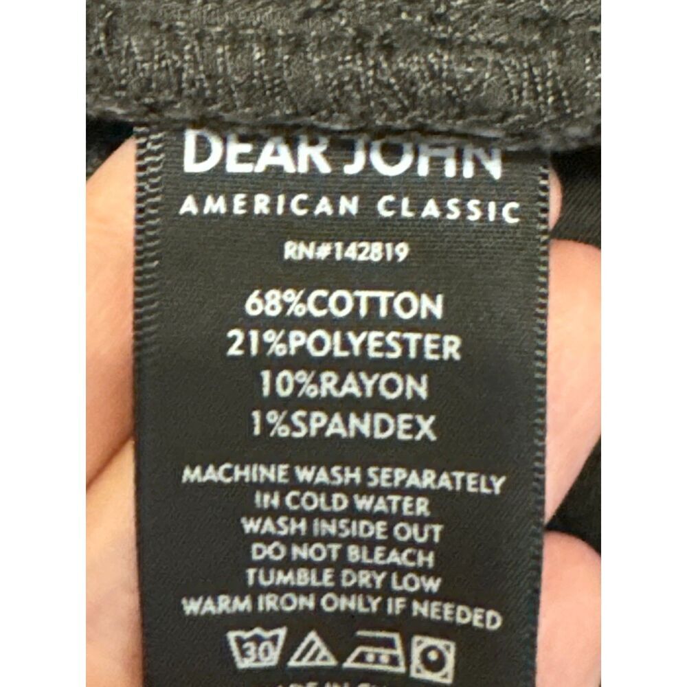 Dear John Black distressed jeans - women’s 27 - Picture 4 of 4
